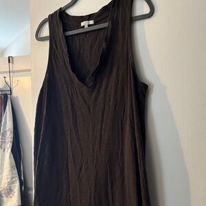 Z Supply dark grey tank dress size M with straight hem EUC